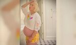 Katy Perry Shows Off Bare Baby Bump As She Nears Birth Date