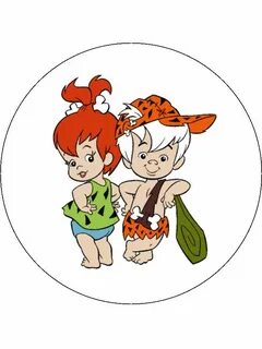 Pebbles Flintstone and Bam Bam Cupcake Topper Other Baking A