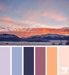 Color Horizon Sunset color palette, Design seeds color palet