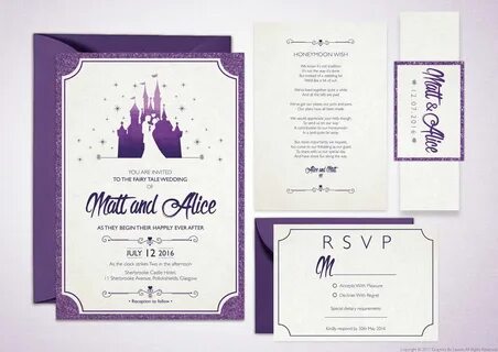 Cinderella Wedding Fairytale Wedding Disney Wedding Invitati