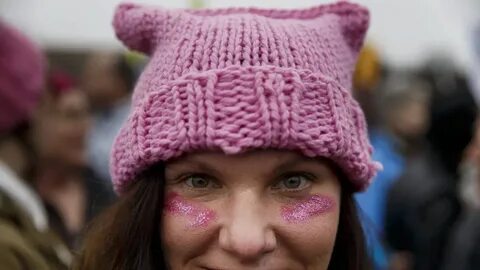 Women's Clothing and Outerwear Pink Cat Hat with Cat Ears St