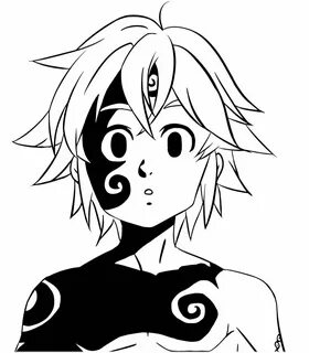 Meliodas Coloring Pages - Coloring Home