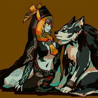 Midna and Wolf Link ト ワ イ ラ イ ト プ リ ン セ ス, イ ラ ス ト, ゼ ル ダ の 