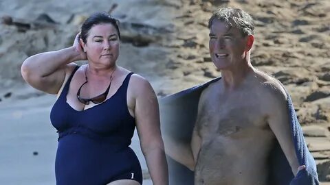 Pierce Brosnan Goes Shirtless During Hawaiian Beach Day With