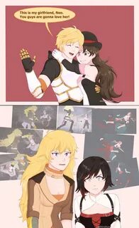 Rwby Jaune x Neo Introduction (Commission) by Seshirukun on 