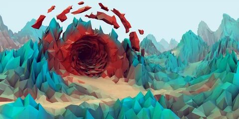 Low-Poly Wallpapers - Album on Imgur Low poly art, Polygon a