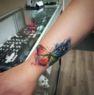 Rainbow Butterfly Rainbow tattoos, Tattoos, Baby tattoos