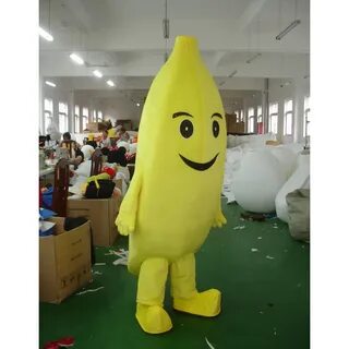 Oem Custom Banana Mascot Plant Character Costume Mae-0068 - 