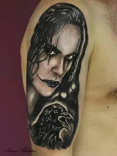 Love the tattoo love Brandon Lee as Eric Draven from the cro