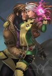 Gambit and Rogue. Intentions are loud and clear. ;) Marvel c