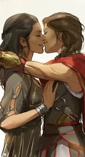 Kyra and Kassandra 💋 Assassins creed art, Assassins creed od