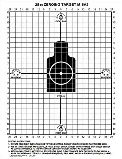 50 Yard Ar 15 Zero Target : UPDATED: Zero Targets Optimized 