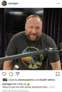 Alex Jones back on JRE now!