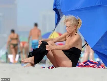 Kellyanne Conway hits the beach on family vacation while hus