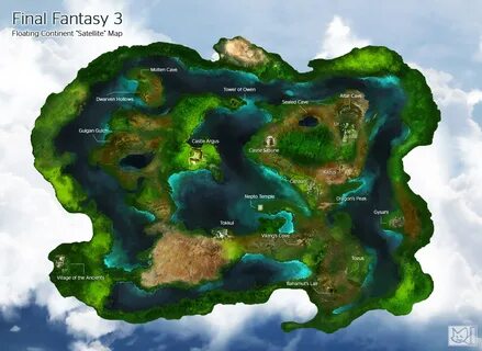 30 Final Fantasy 3 Map - Maps Database Source