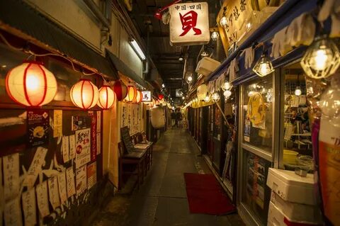 Yurakucho Hidden Alley Izakaya, Ramen bar, Alley