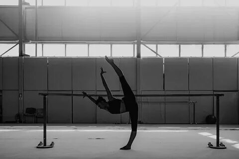 #RG backstage #rhythmic gymnastics #training Barbara Filiou 