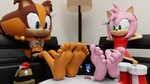 3D Amy and sticks' giant stinky feet by FeetyMcFoot -- Fur A