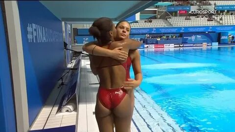 Budapest2017 Jennifer Abel & Melissa Beaulieu (3m synchro pr