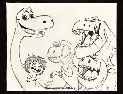 The Good Dinosaur - Sketch Dinosaur sketch, The good dinosau