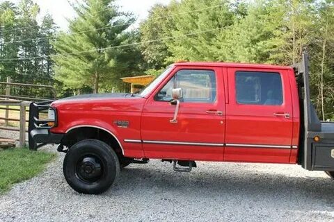 Purchase used 1995 Ford F-350 DRW CC Flat bed 4x4 Dually Cre