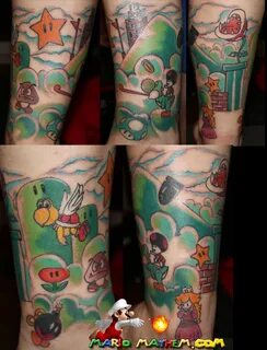 mario tattoos designs - Wonvo