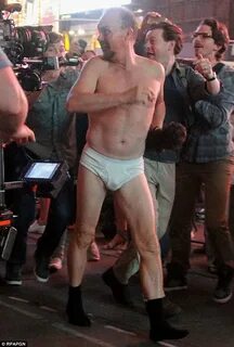 Michael Keaton In Tighty Whities & BIRDMAN Costume Close-Up 