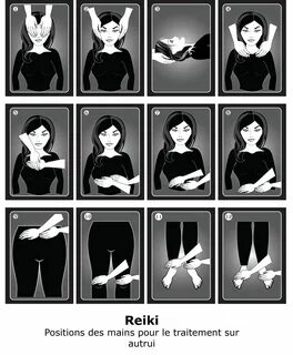 Reiki Hand Positions for Healing Others Chart Reiki meditati