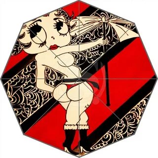 WY612H12 New Custom Betty Boop Umbrella Sunny and Rainy Suns