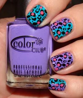 neon nail art - Google Images Leopard print nails, Leopard n