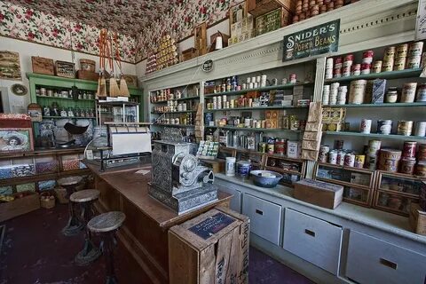 Old country stores, General store, Shop interiors