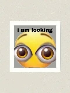 "I am looking" I pretend I do not see it meme reaction stick