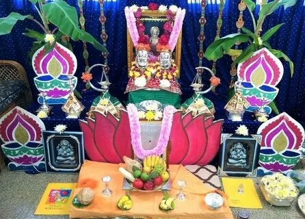 Pooja Room Decoration Ideas for Varalakshmi - Pooja Room Fes