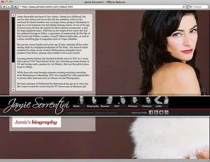 Jamie Sorrentini’s website on Behance