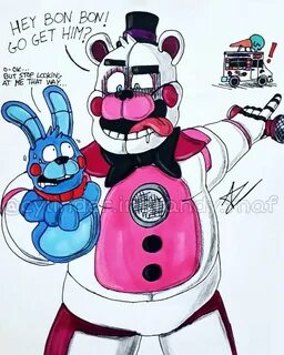 Funny Funtime Freddy & Bon Bon 😂 🍦 My Fanart Anime fnaf, Fna