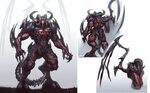 Demon, Tom Stockwell Creature concept art, Character art, Fa