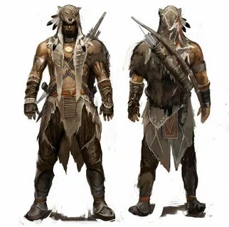 Assassin's Creed 3 DLC concept art, Guillaume Menuel Warrior