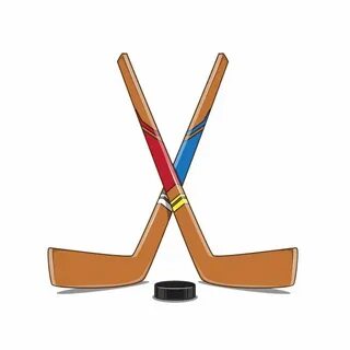 Ice hockey stick isolated on white Stock Vector Image by © C