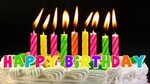 happy birthday gif Birthday happy hbd candles cake animated 