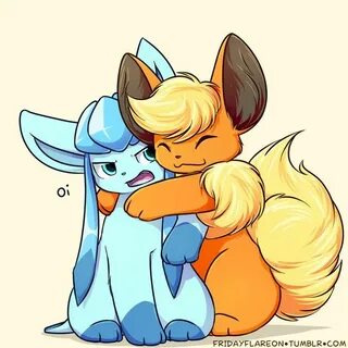 Glaceon & Flareon @FridayFlareon Pokemon flareon, Cute pokem