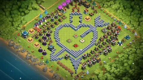 Clash Champs в Твиттере: "Heart & Arrow Fun Base Th7 - Th13 