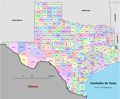 Mapa Del Estado De Texas - 1947 Mapa Antiguo Estado De Texas