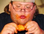fat guy eating wings Memes - Imgflip