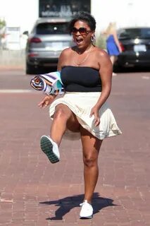 NIA LONG at a Parking Lot in Malibu 07/16/2018 - HawtCelebs