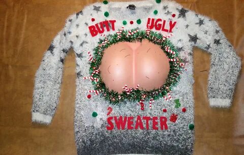Ugly christmas shirt with boobs