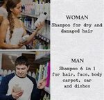 #meme #funny #women #men #shampoo