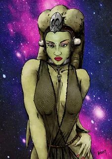 Oola Artwork - Oola Jabba's Twi'lek Slave پرستار Art (372932