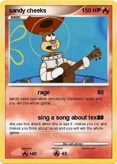 Pokémon sandy cheeks 7 7 - rage - My Pokemon Card