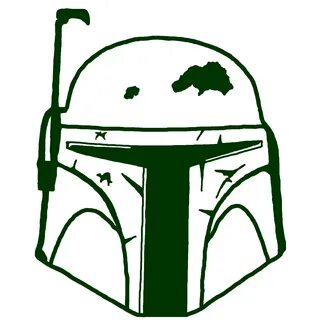 star wars bounty hunter helmet clipart - image #5