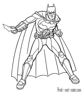 Batman coloring pages Print and Color.com